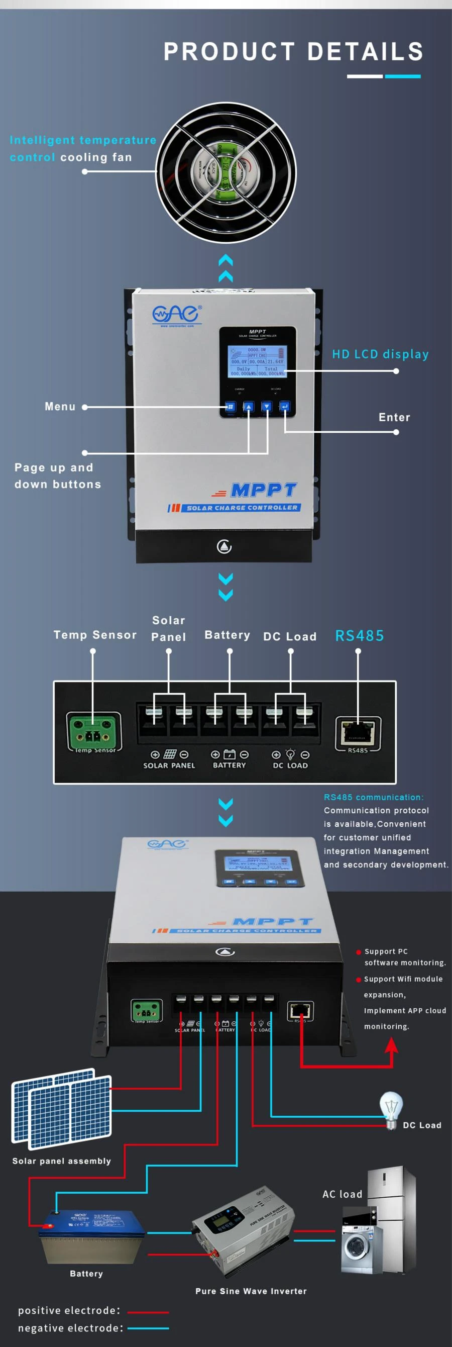 solar cell charge controller