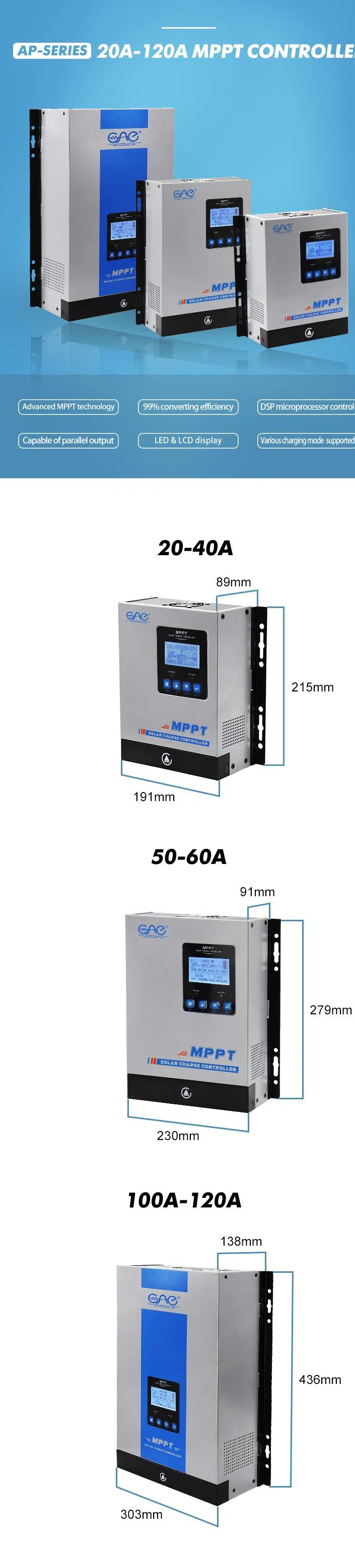 mppt solar panel charge controllers