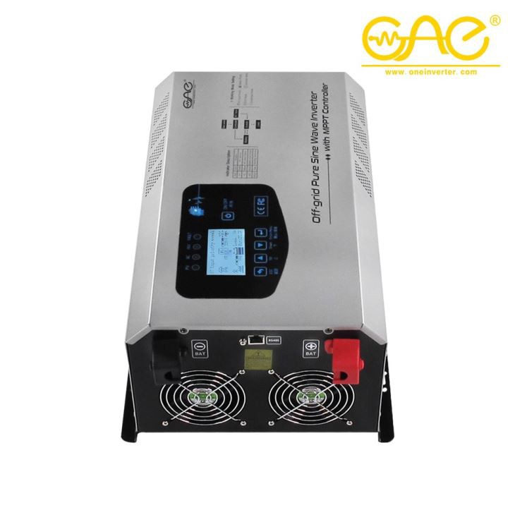 Hybrid Off Grid Solar Inverter 5kw DC 48V Big MPPT Charger 50A Hybrid Solar Power Inverters & Converters
