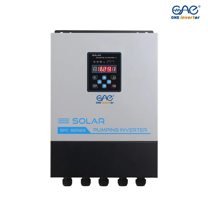 water pump solar inverter 4kw with MPPT solar charger for water pumping